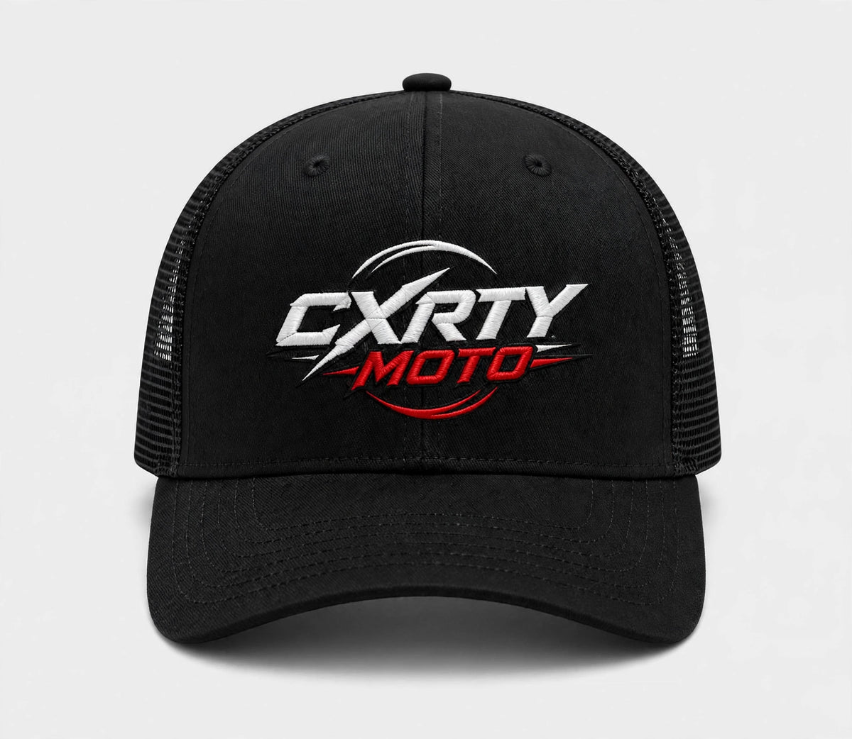 CXRTY MOTO® signature Trucker cap - black