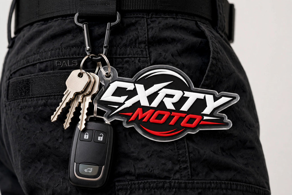 CXRTY MOTO® signature keychain