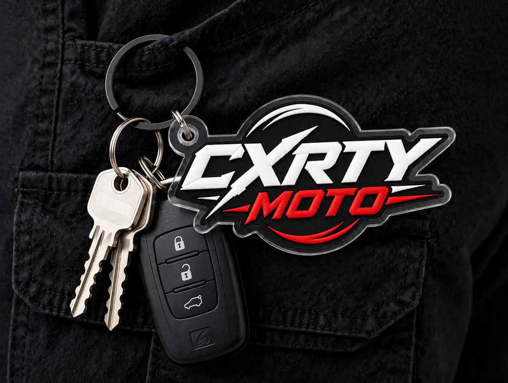 CXRTY MOTO® signature keychain