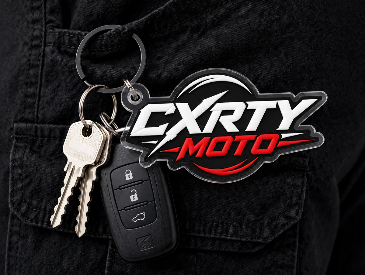 CXRTY MOTO® signature keychain