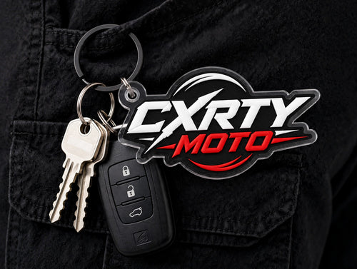 CXRTY MOTO® signature keychain
