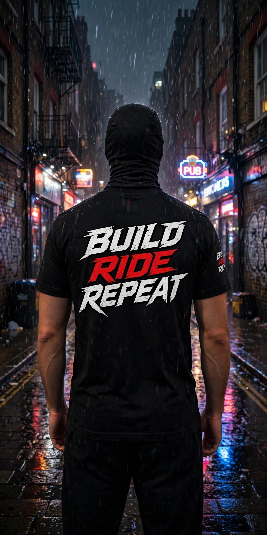 MEN'S - BUILD RIDE REPEAT T-SHIRT