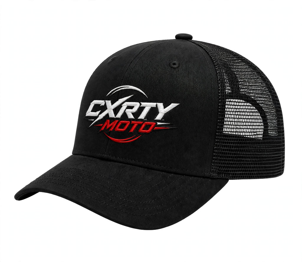 CXRTY MOTO® signature Trucker cap - black