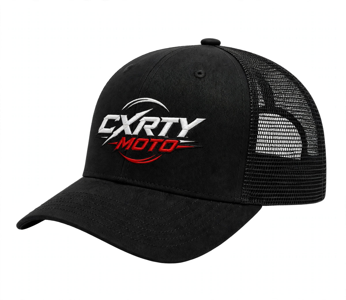 CXRTY MOTO® signature Trucker cap - black